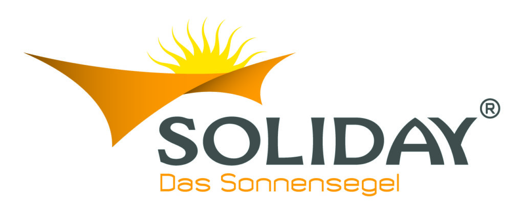 Logo von der Sonnensegel Marke Soliday